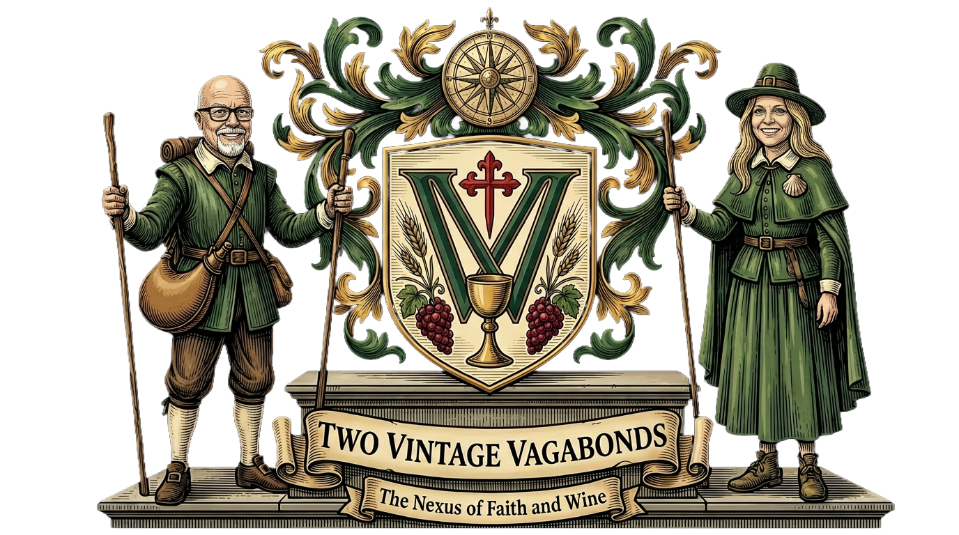 Two Vintage Vagabonds — heraldic crest